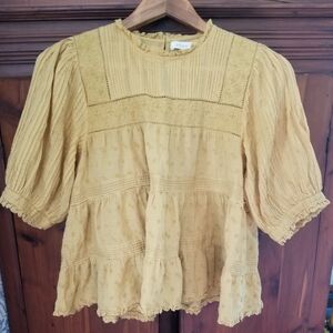 Doen Mustard Top XS